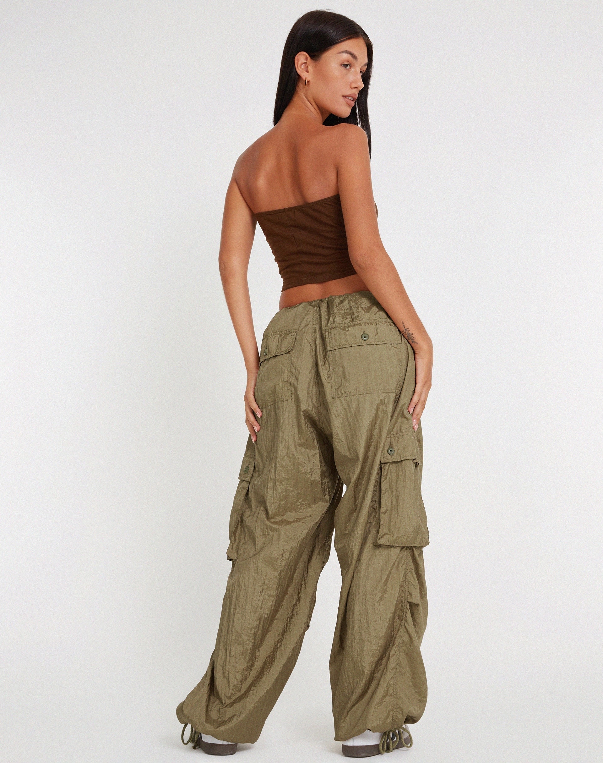 Bild der Cuties Wide Leg Trouser in Silber Gold