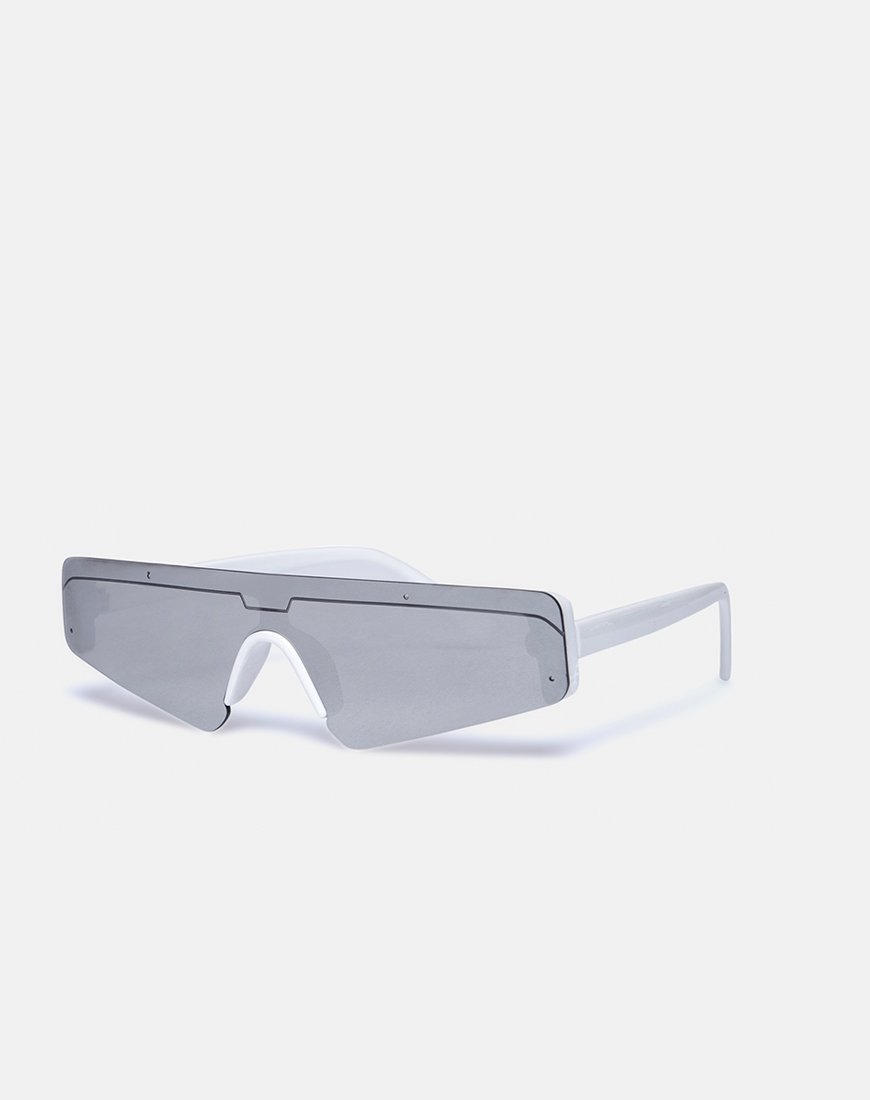 Cyber-Sonnenbrille in Stahl