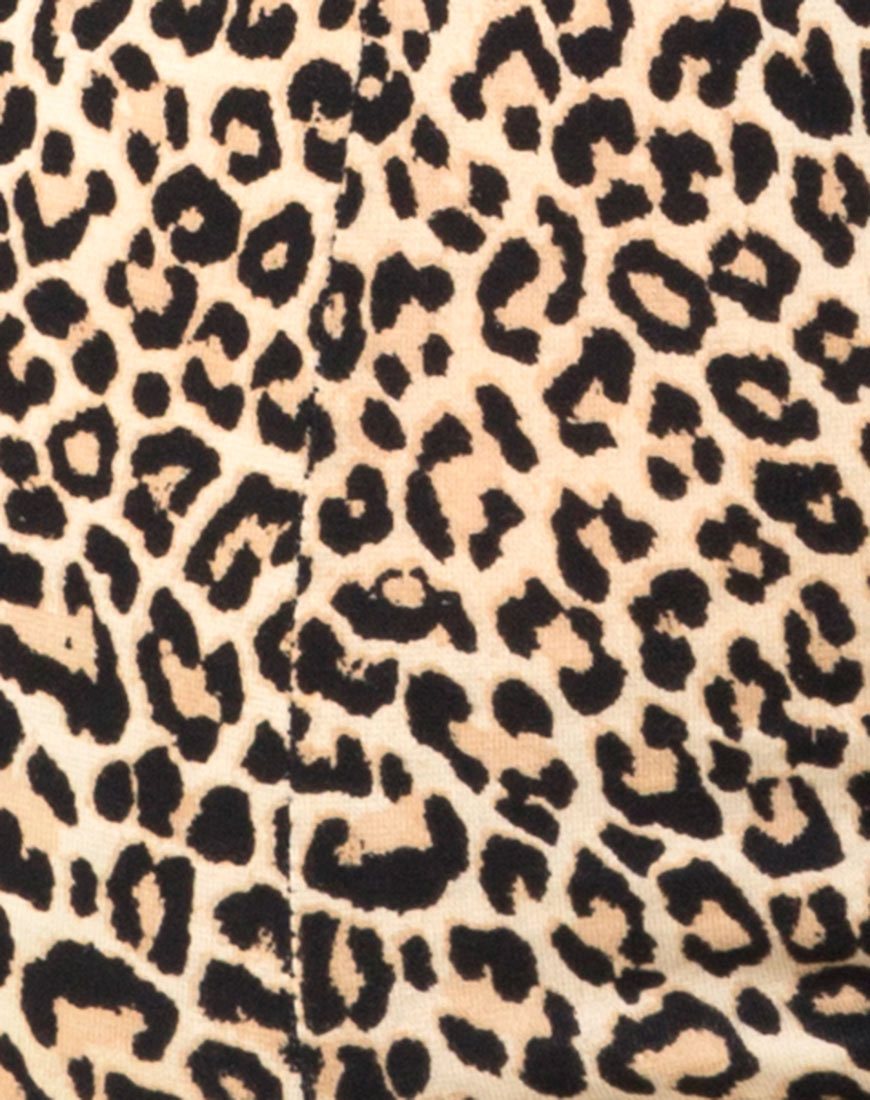 Bild von Cycle Short in Rar Leopard Braun