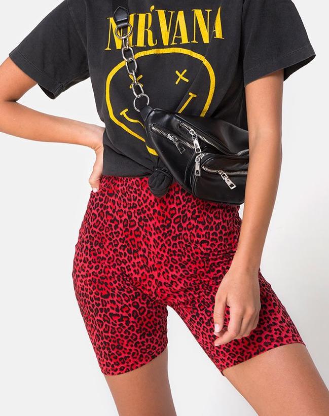 Radlerhose in Buntes Tier