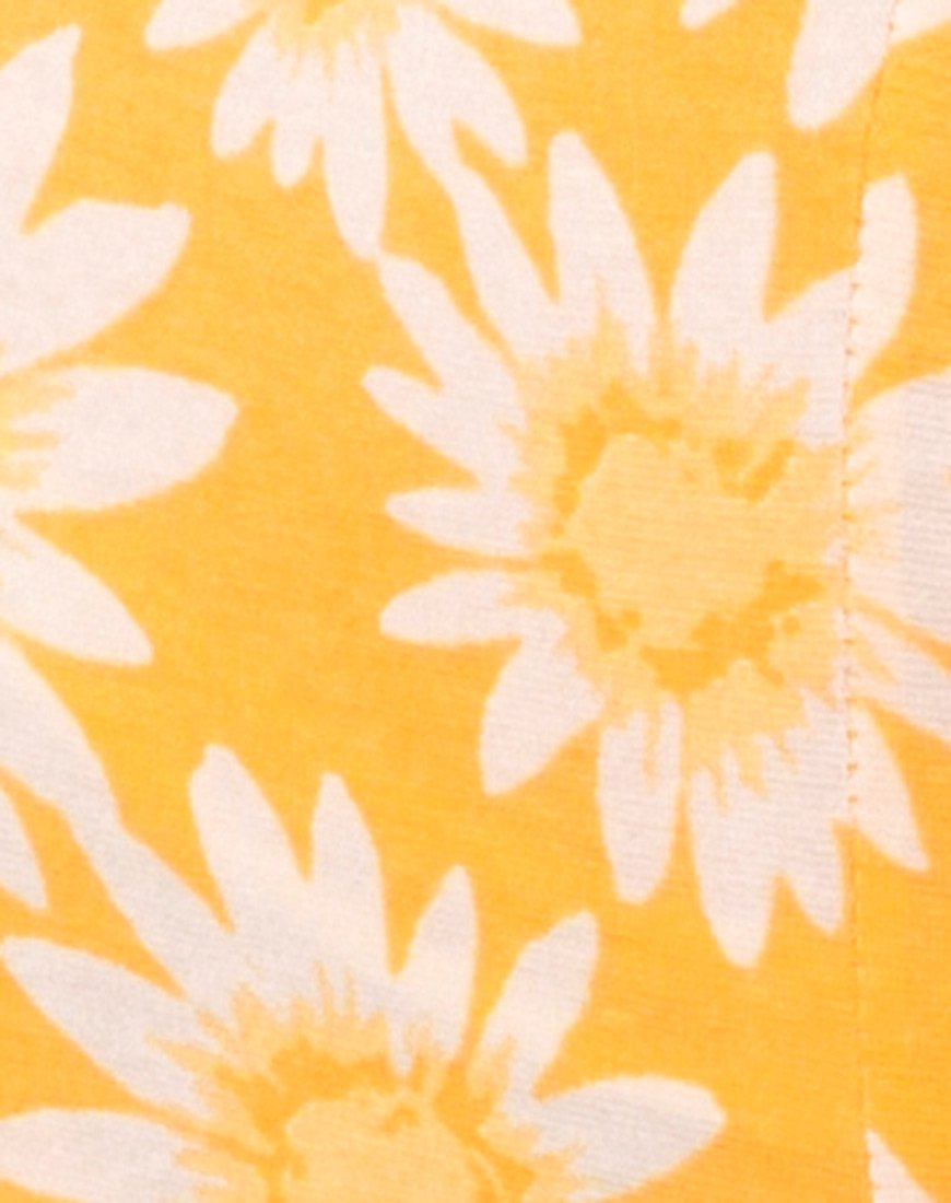 Bild von Cycle Short in Sunkissed Floral Gelb