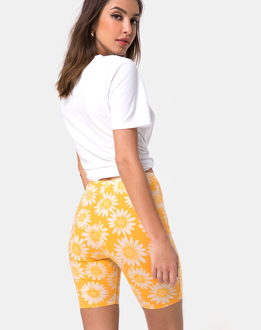 Bild von Cycle Short in Sunkissed Floral Gelb