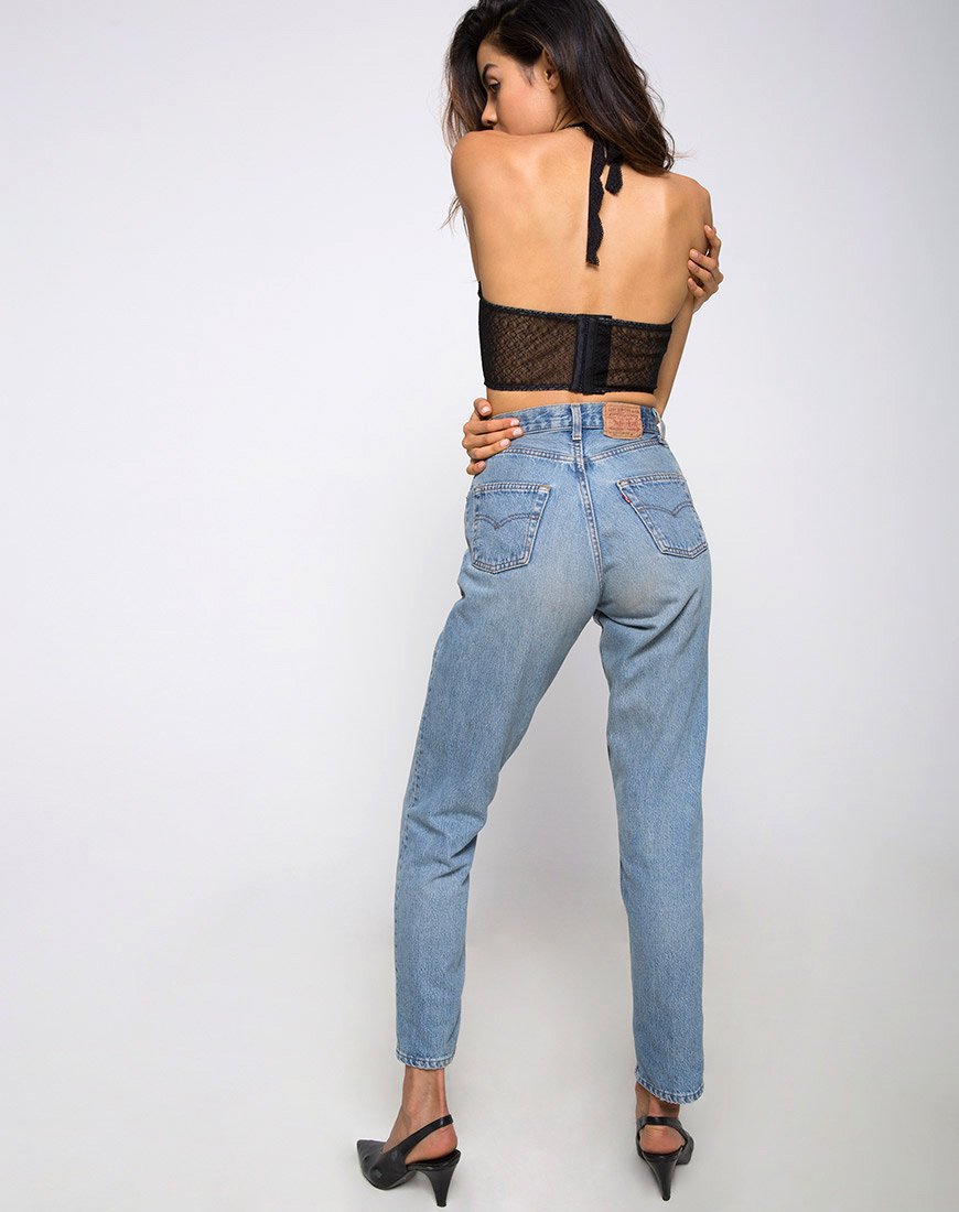 Image von Cyrilla Bralet aus Lacey Knit Schwarz