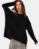 Image of Papa-Pullover aus Chenille Schwarz
