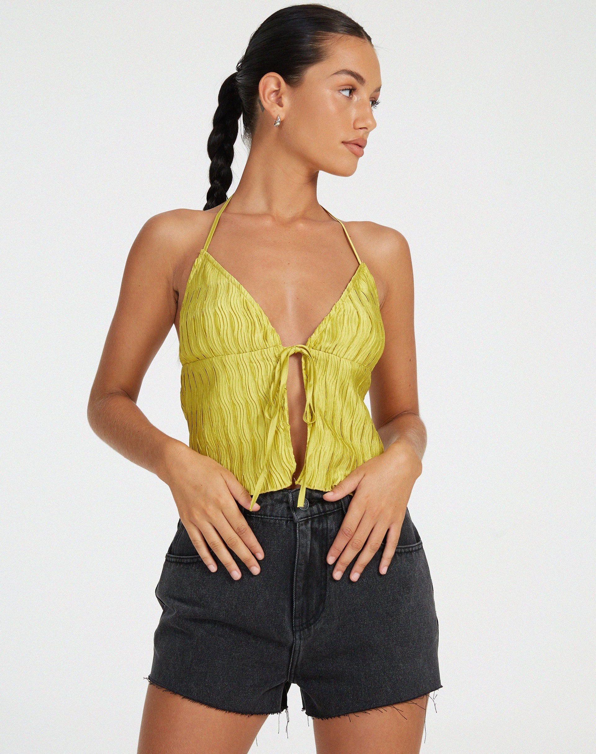 Bild von Dama Crop Top in Gold