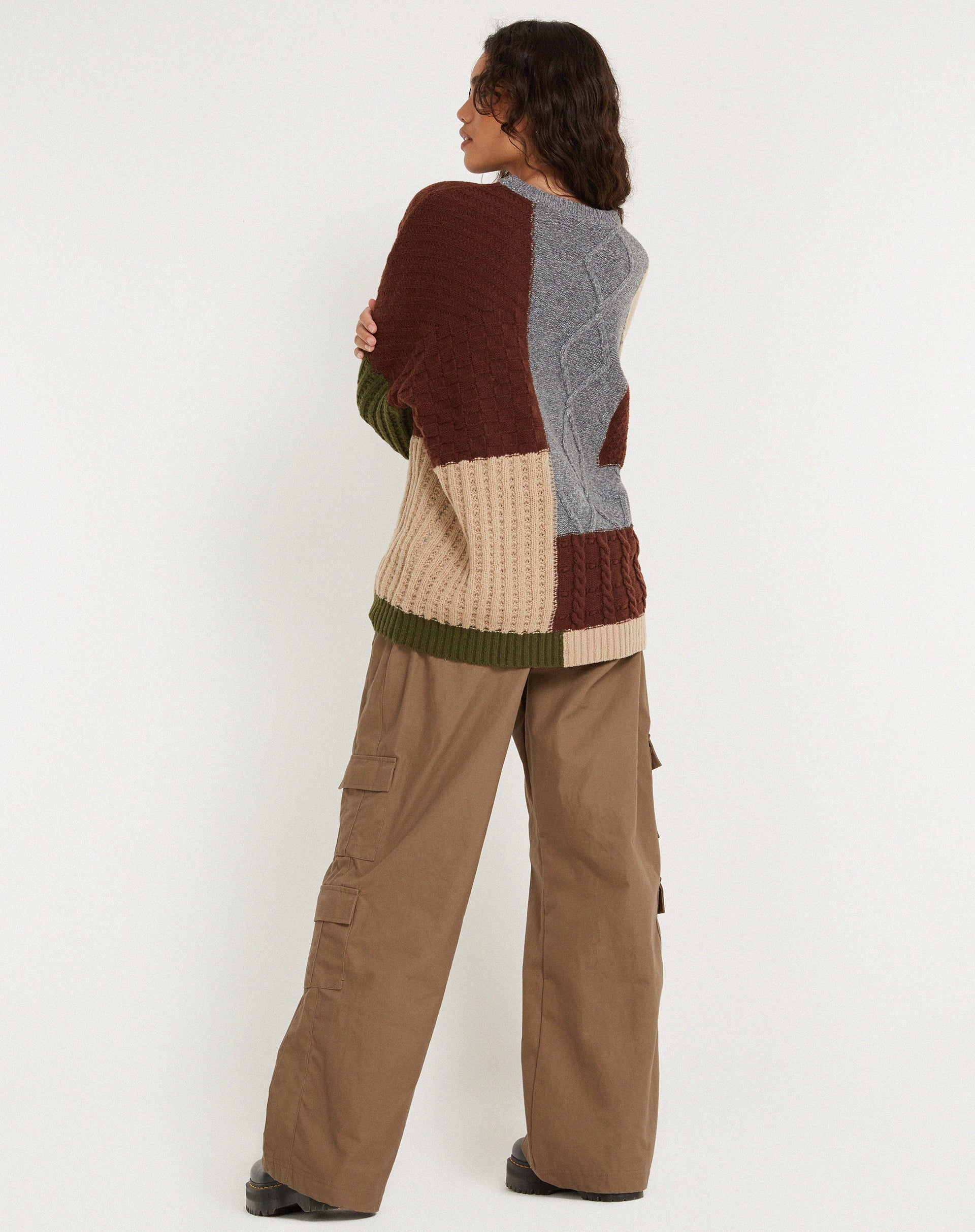 Abbildung des Danar Pullovers in Patchwork