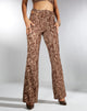 Bild von MOTEL X IRIS Sesaot Flare Hose in Animal Ripple Flock