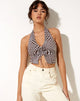 Bild von Dapa Crop Top in Polka-Optik