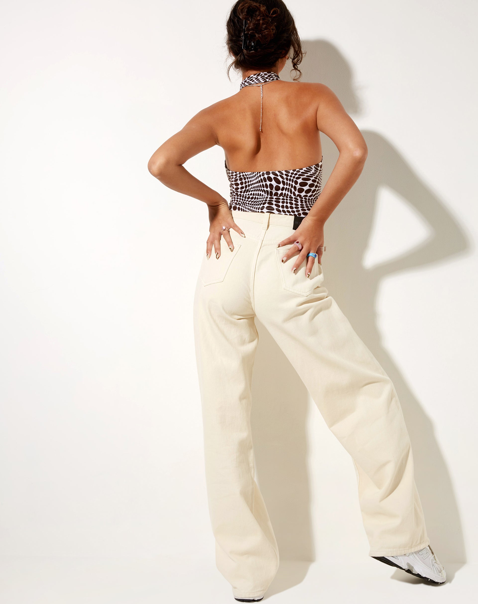 Bild von Dapa Crop Top in Polka-Optik