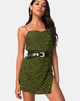 Image von Datista Slip Dress in Cheetah Khaki