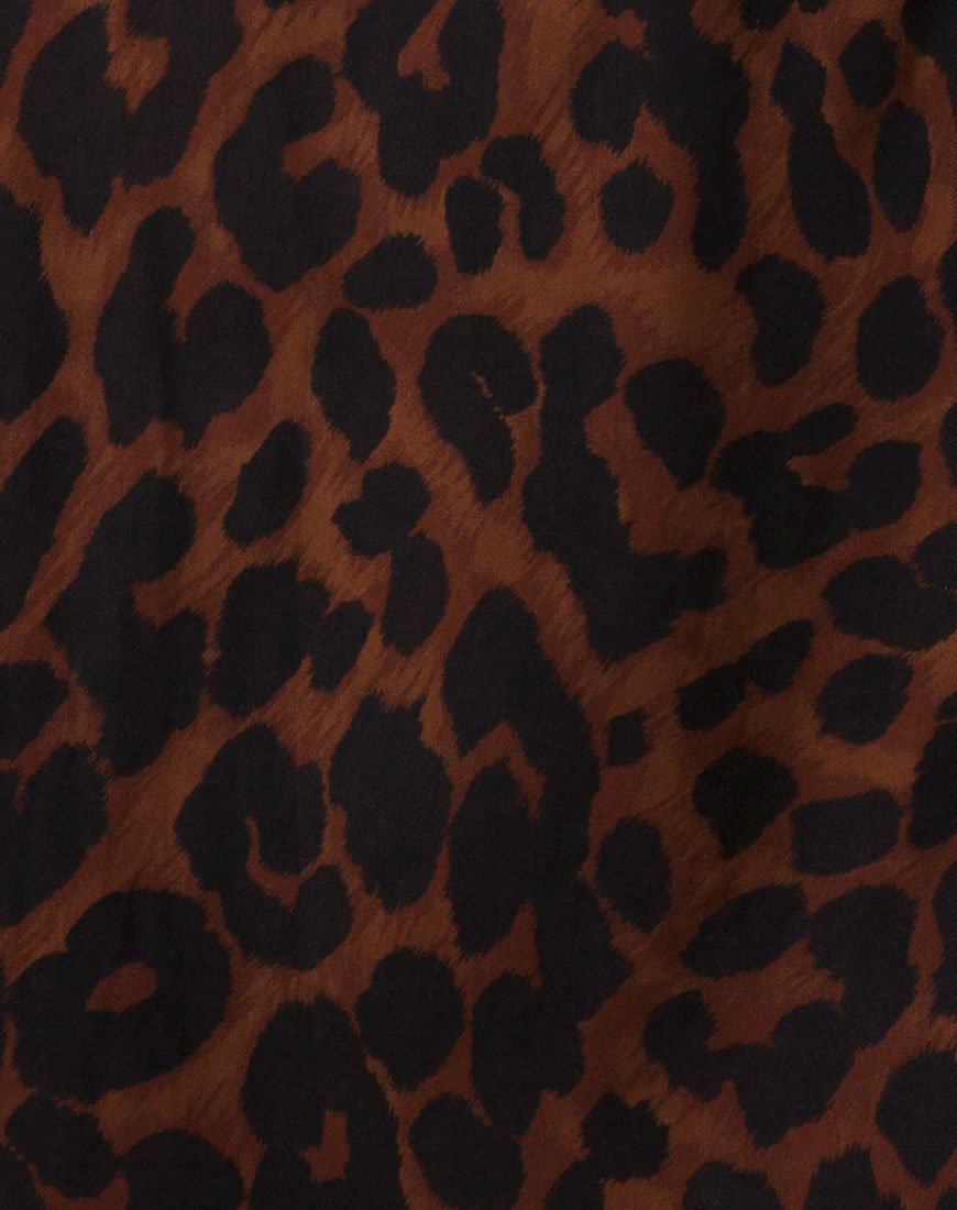 Image of Datista Slip Dress in Übergröße Jaguar Braun