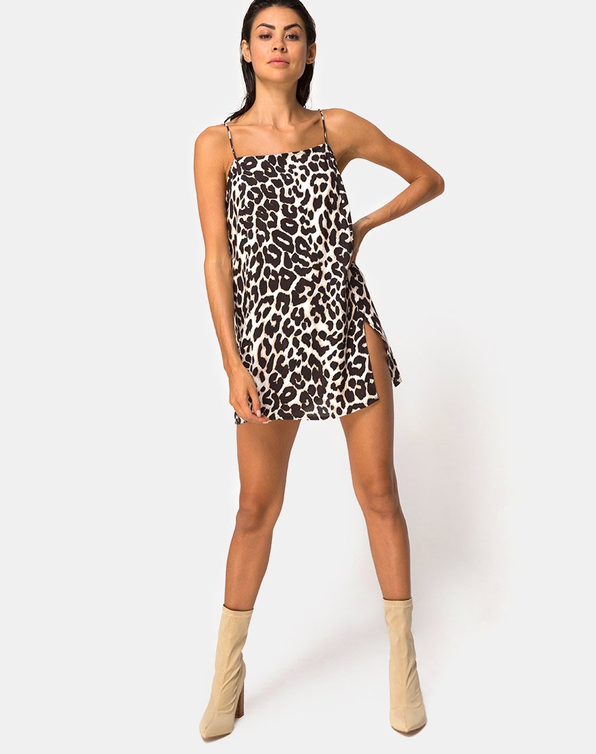Bild von Datista Slip Dress in Übergröße Jaguar