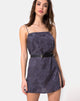 Image of Datista Slip Dress in Satin Rose Grau