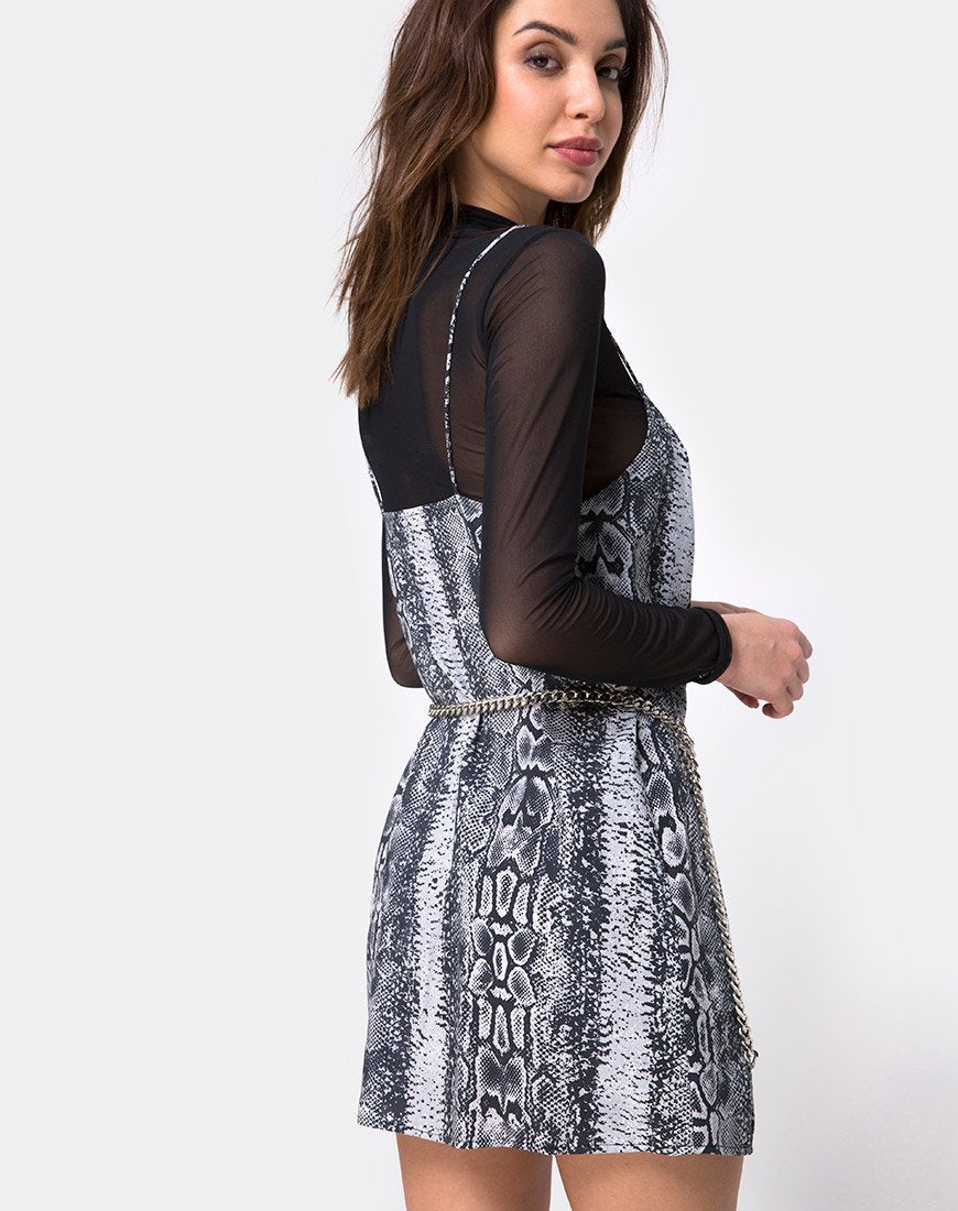 Datista Slip-Kleid in Schlange