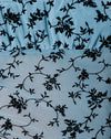 Love Bloom Grau und Blau Flock