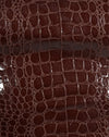 Croc PU Dunkelbraun