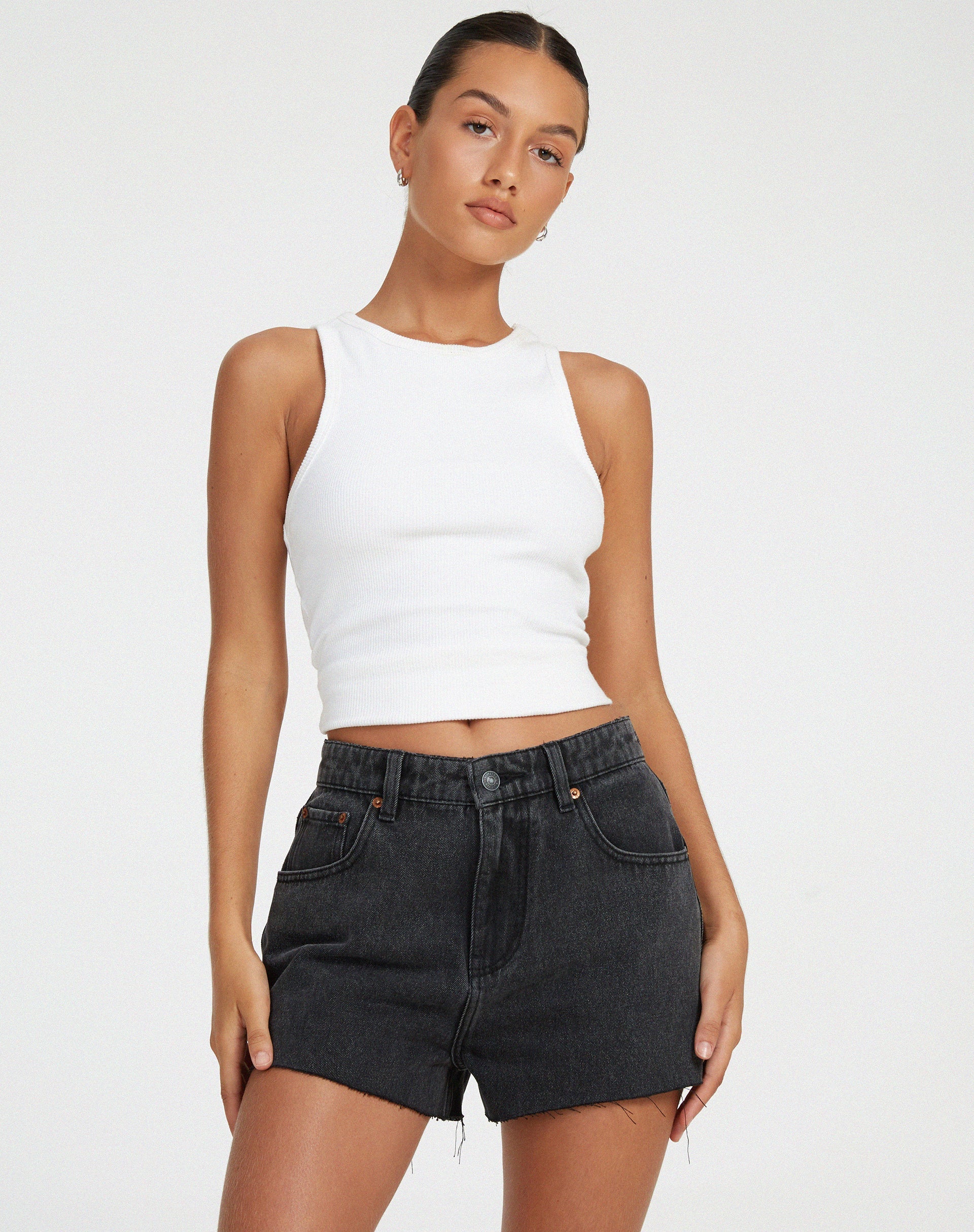 Bild von Denim Short in Black Wash
