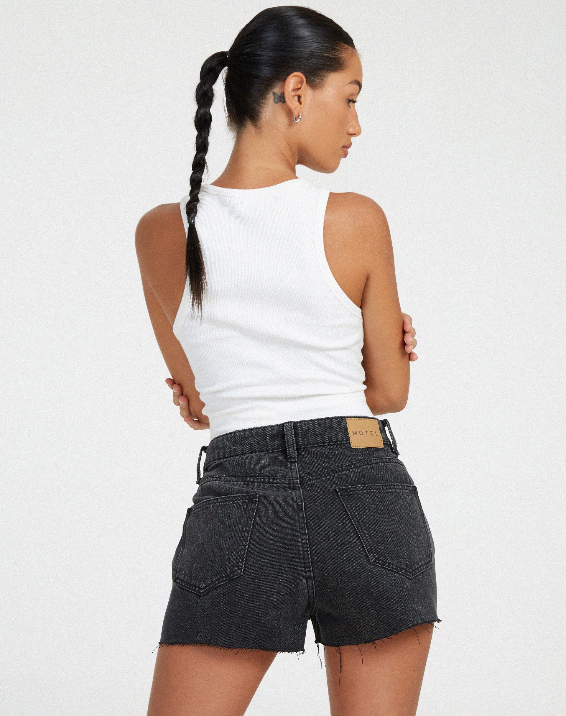 Bild von Denim Short in Black Wash