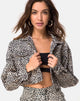 Bild von Derow Jacke in Rar Leopard