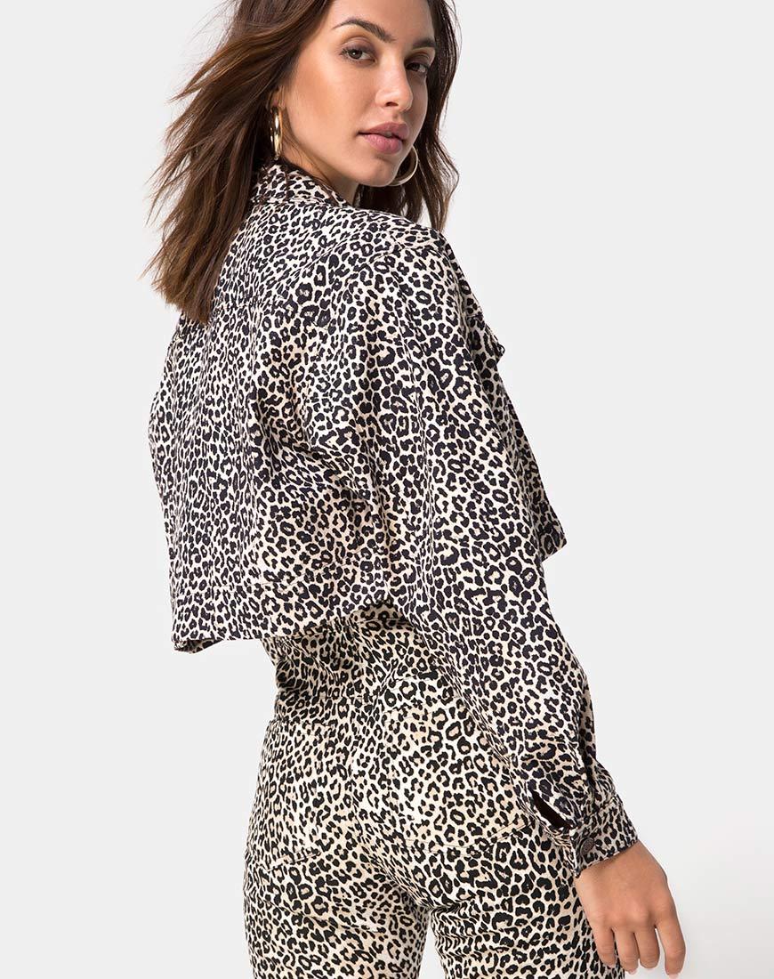 Bild von Derow Jacke in Rar Leopard