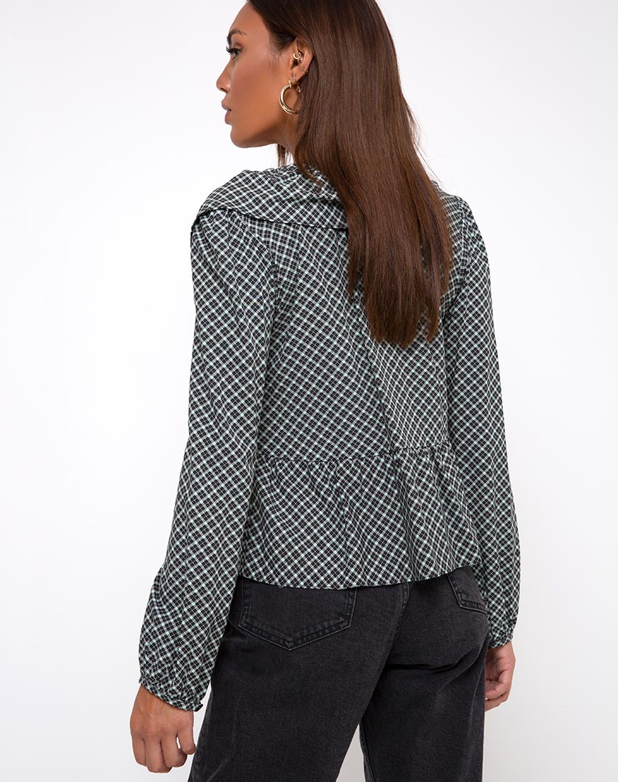 Diar Top in Check it Out Grün