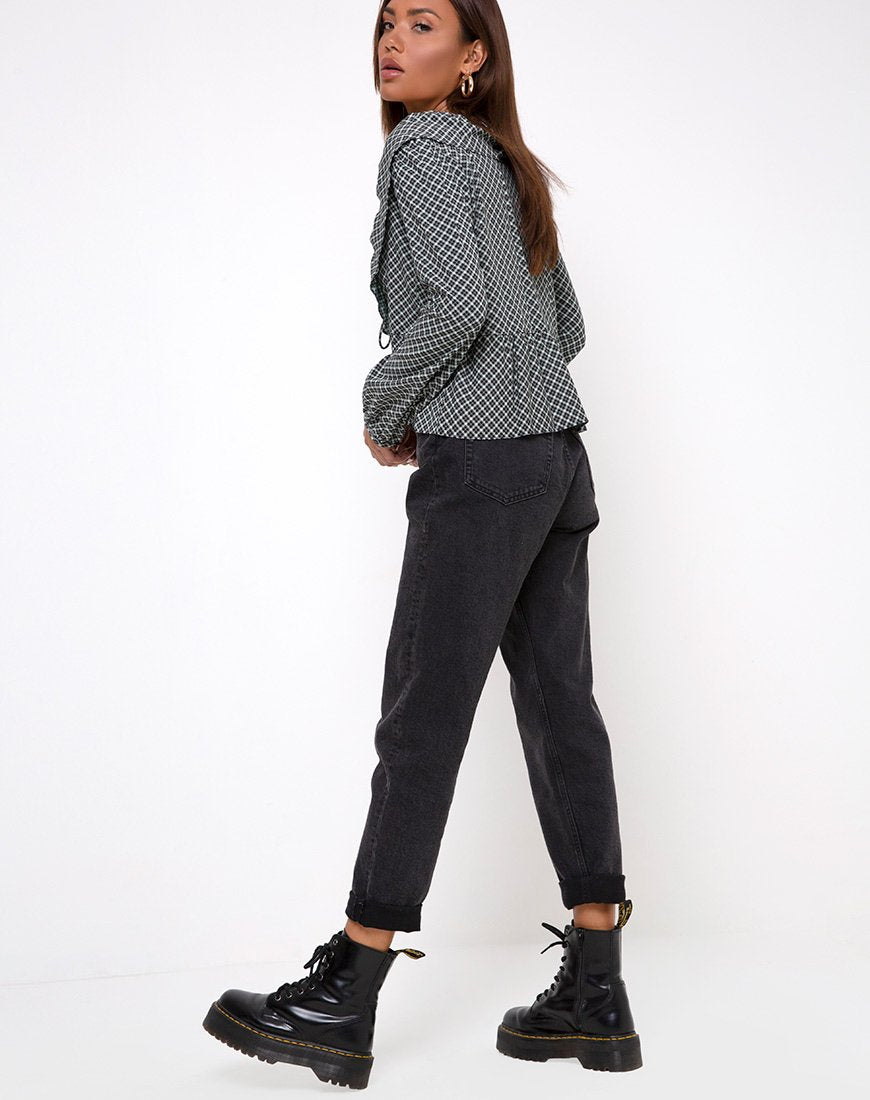 Image of Diar Top in Check it Out Grün