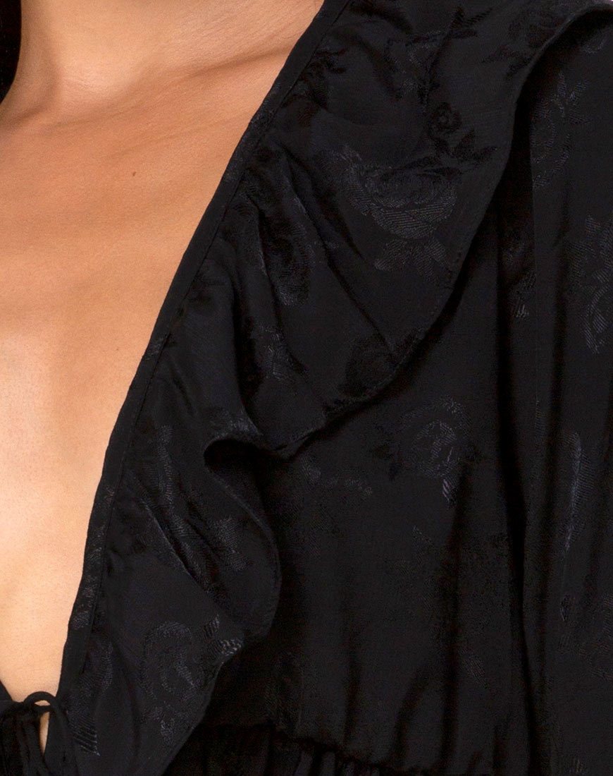 Image of Diar Top in Satin Rose Schwarz