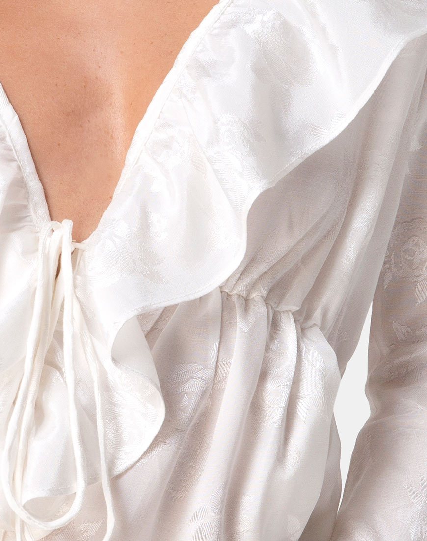 Bild von Diar Top in Satin Rose Elfenbein