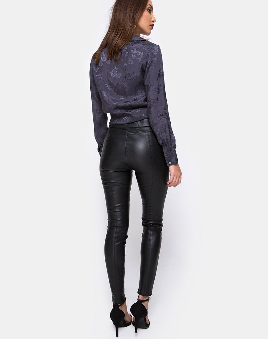 Image of Dimaris Hemd in Satin Grau Rose