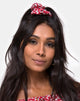 Bild von Scrunchie in Disty Rose Rot Silber