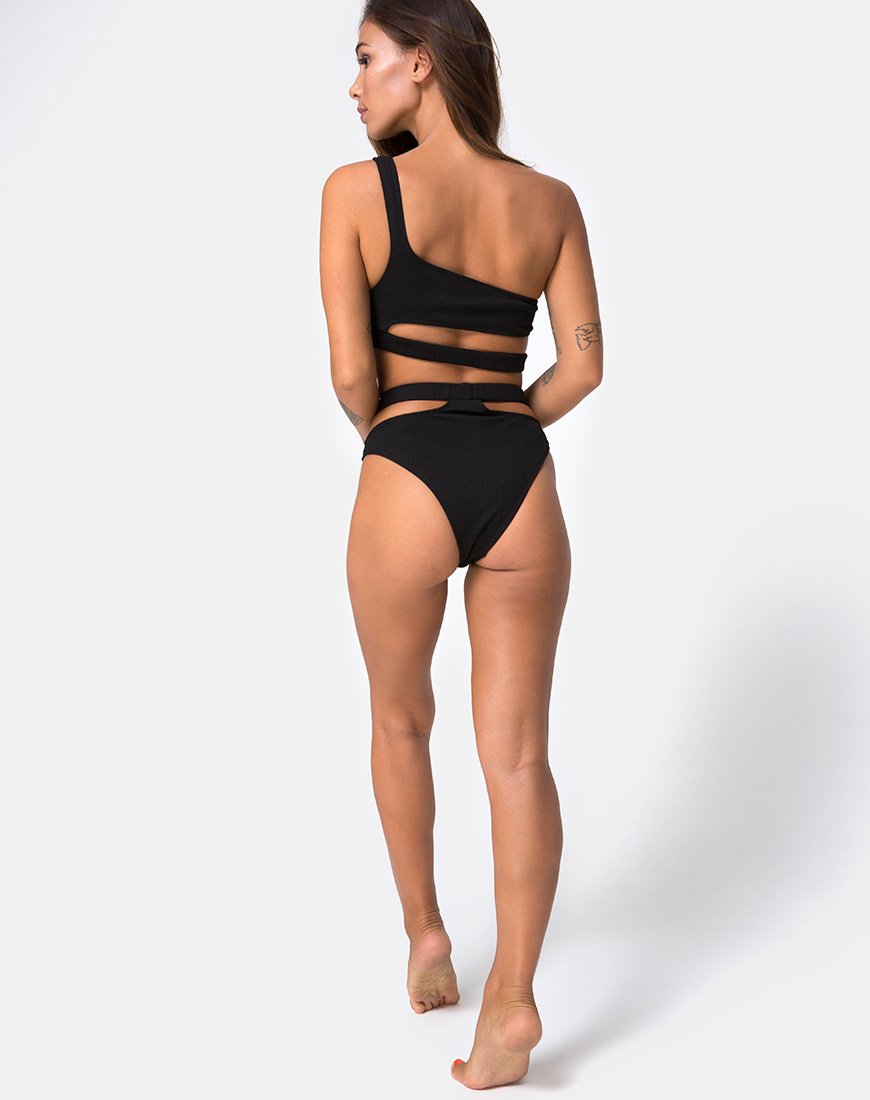 Bild von Drelins Bikinioberteil in Schwarz Rib