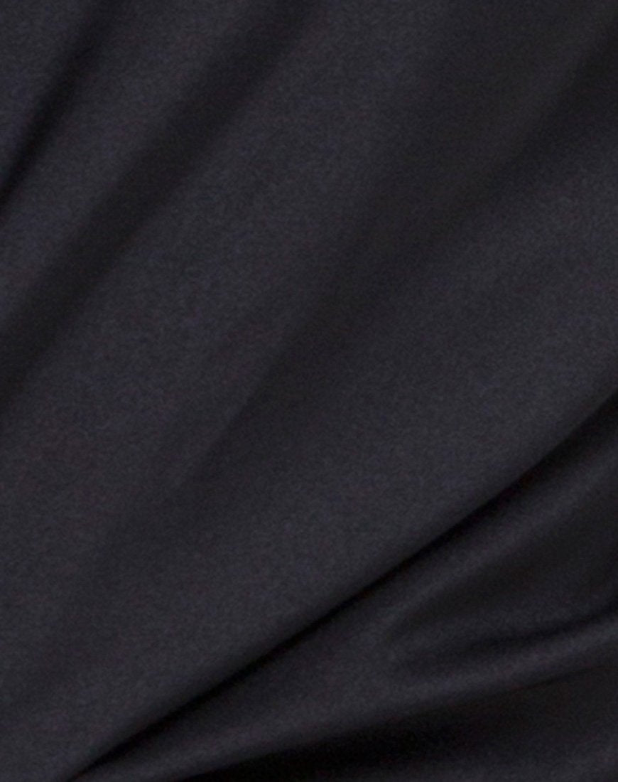 Image of Drille Cutout Playsuit in Schwarz