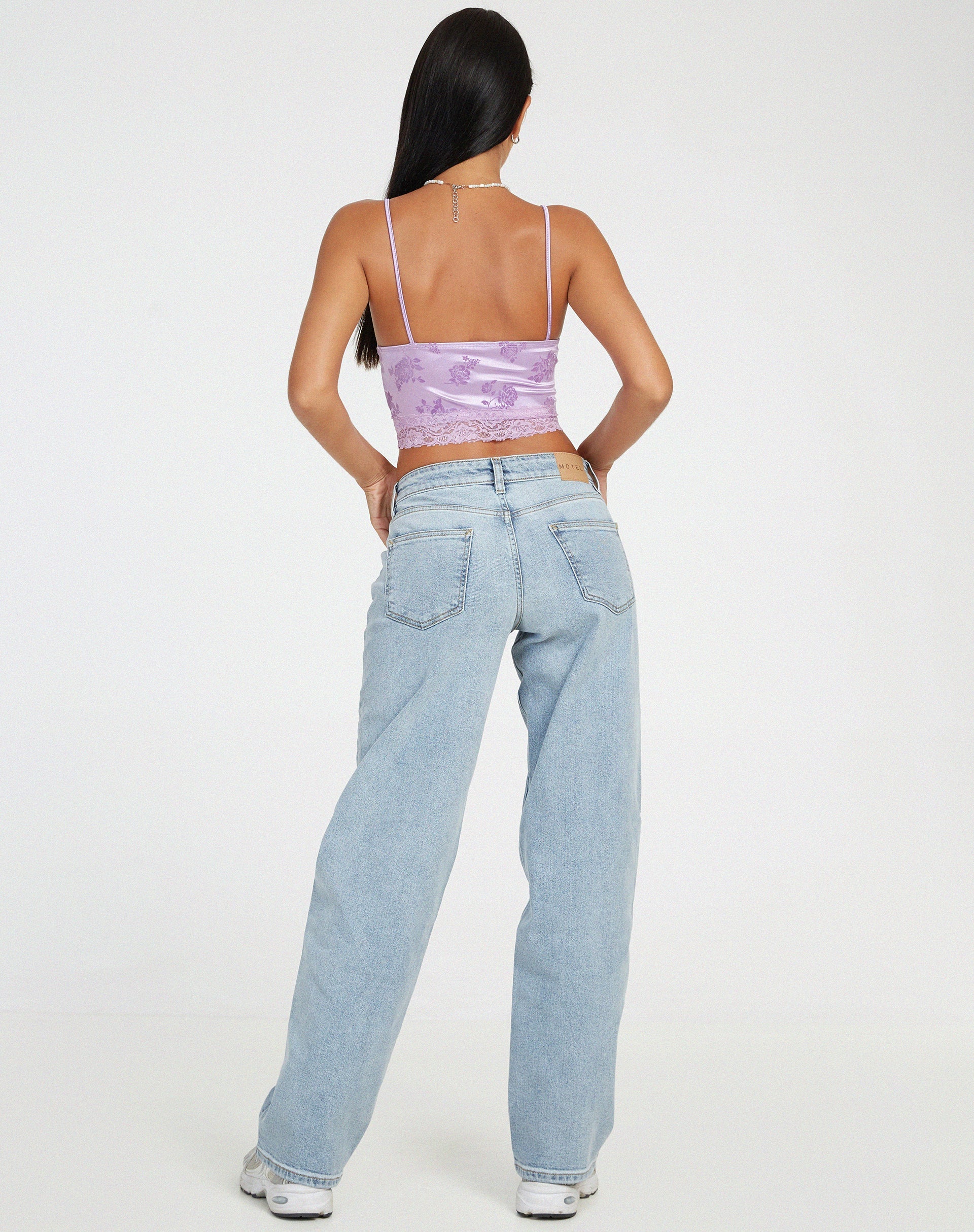 Abbildung von Dyrana Crop Top in Rose Flock Lilac