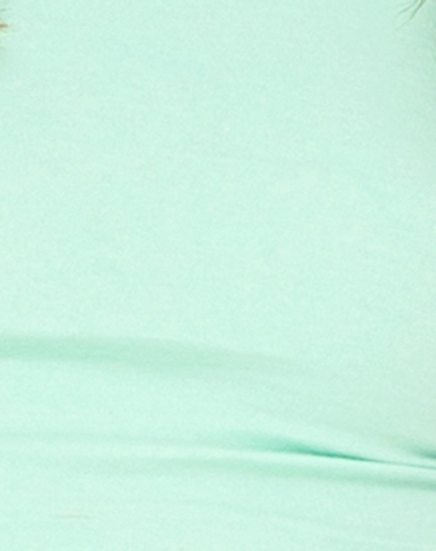 Bild von Motel Early Riemchen-Crop-Top in Mint