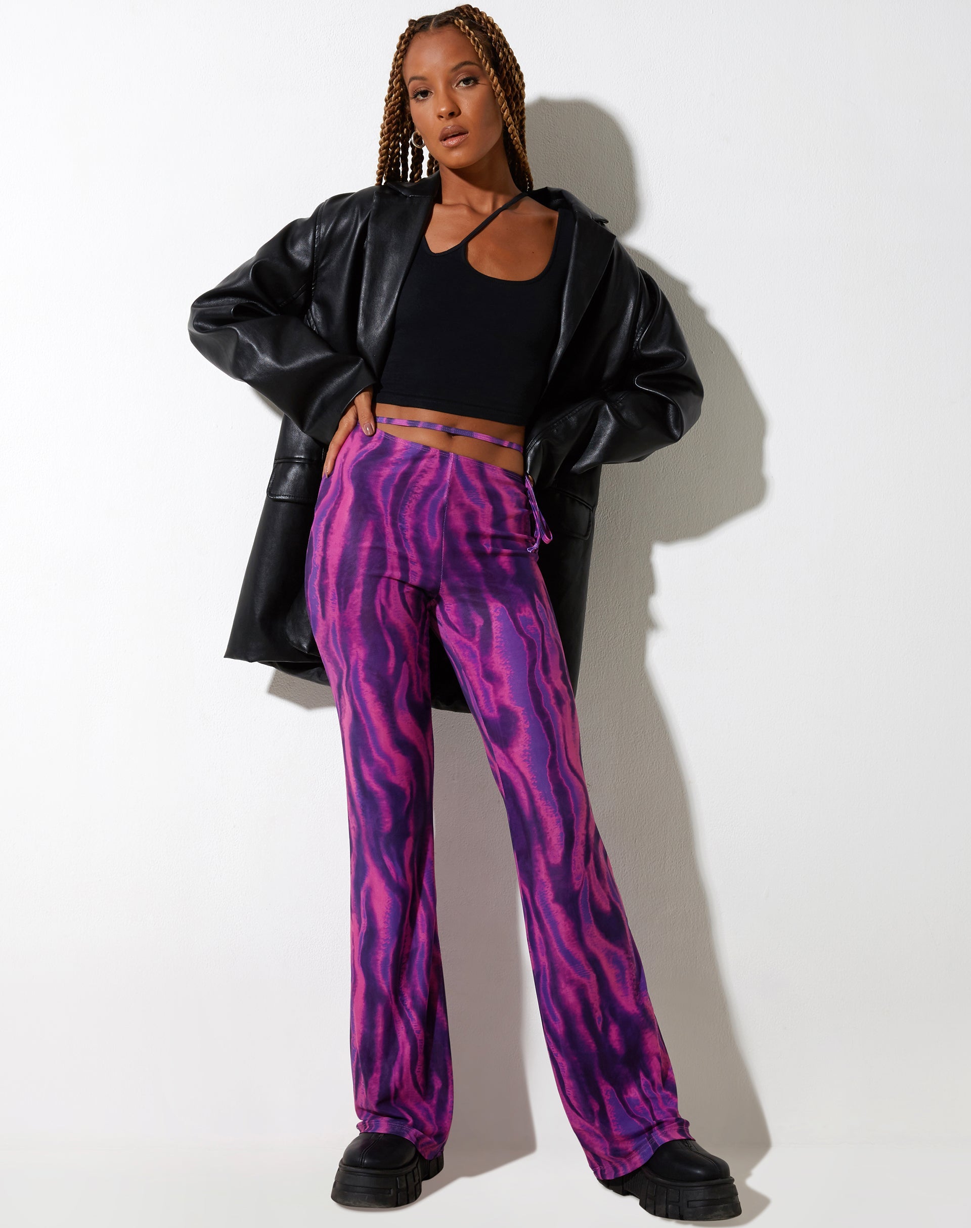 Abbildung der Eda Trouser in Tropical Rave Pink