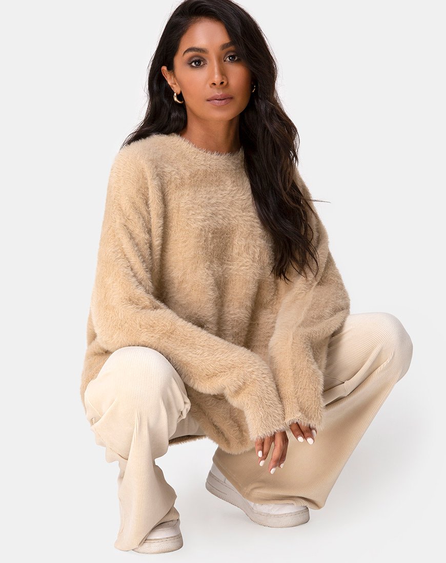 Image of Edgen Pullover aus Strick Sand