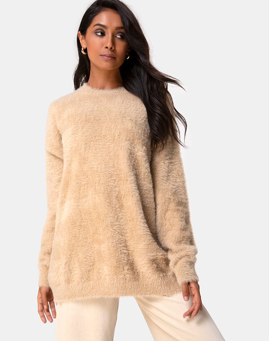 Edgen Pullover aus Strick Sand