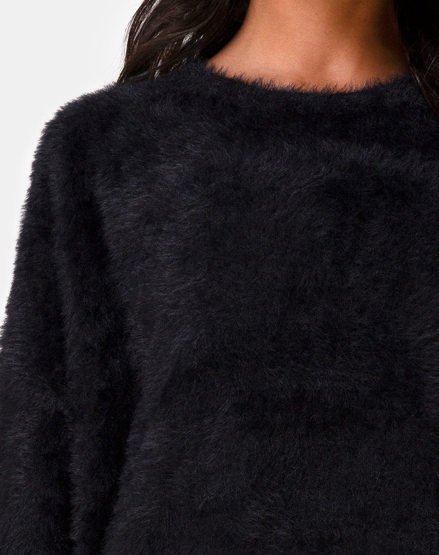 Image of Edgen Pullover aus Strick Schwarz