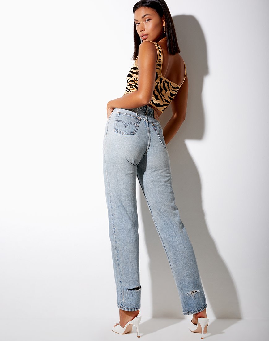 Bild von Elci Korsett-Top in Tiger Gold