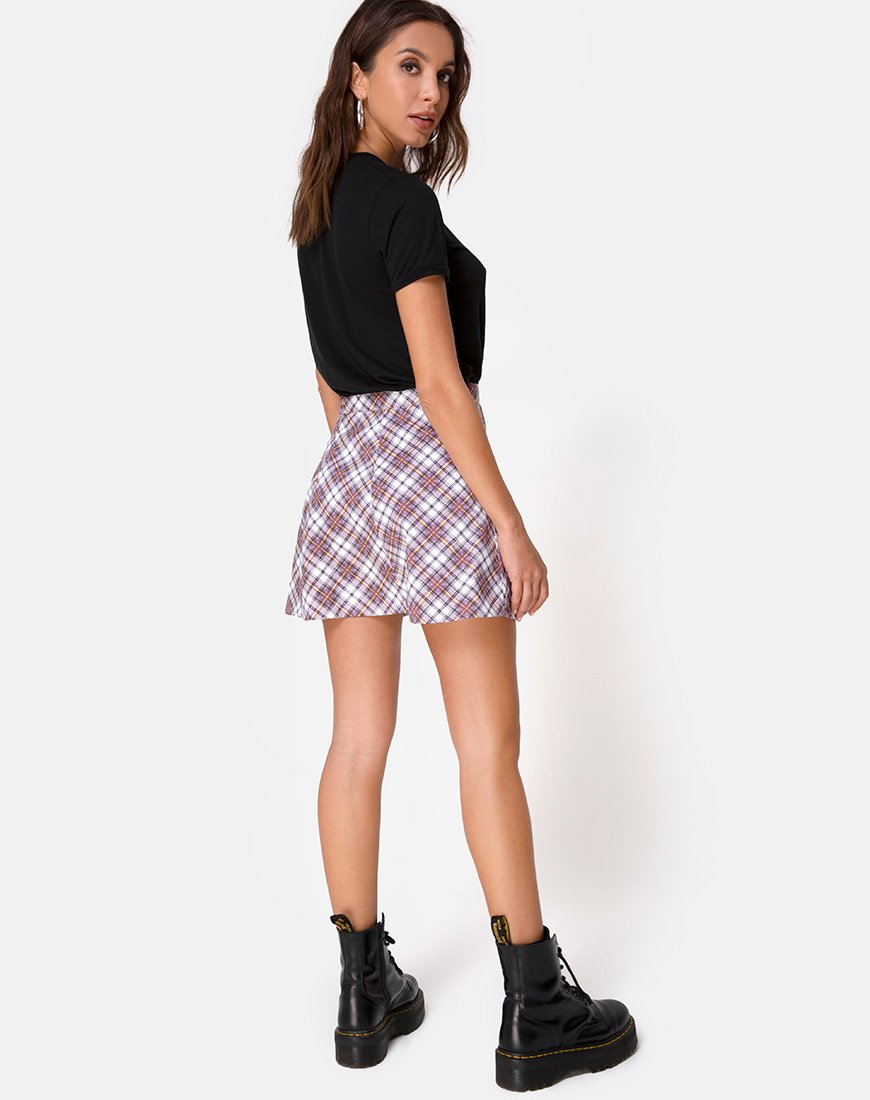 Bild von Elda Rock in Grunge Check Lila
