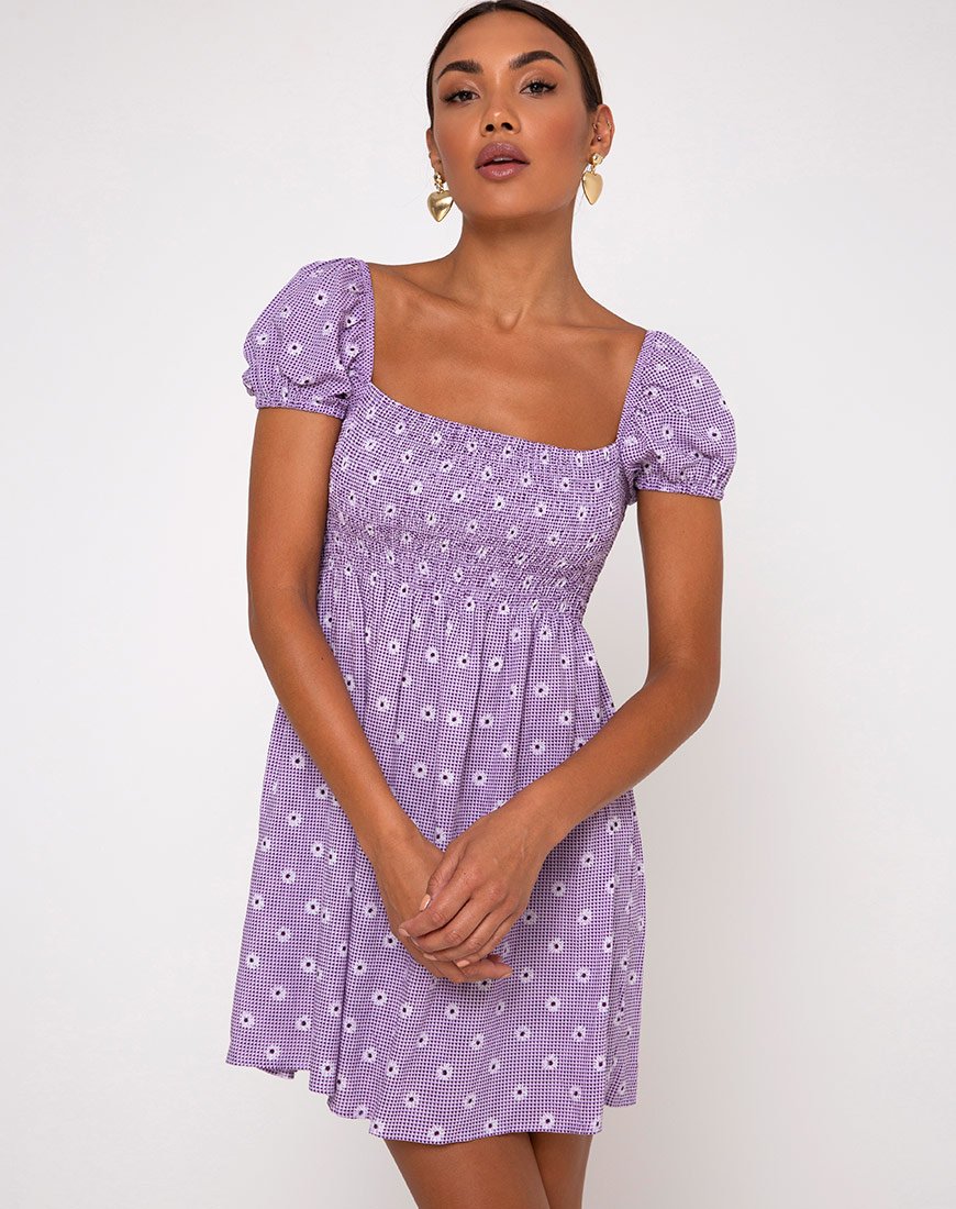 Eldre Kleid in Daisy Field Lavendel