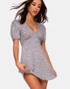 Bild von Elfy Kleid in Leopard Daze Grau
