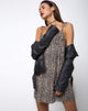 Bild von Elgia Slip Dress in Rar Leopard Braun