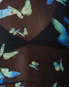 Schmetterling Aquarell Schwarz