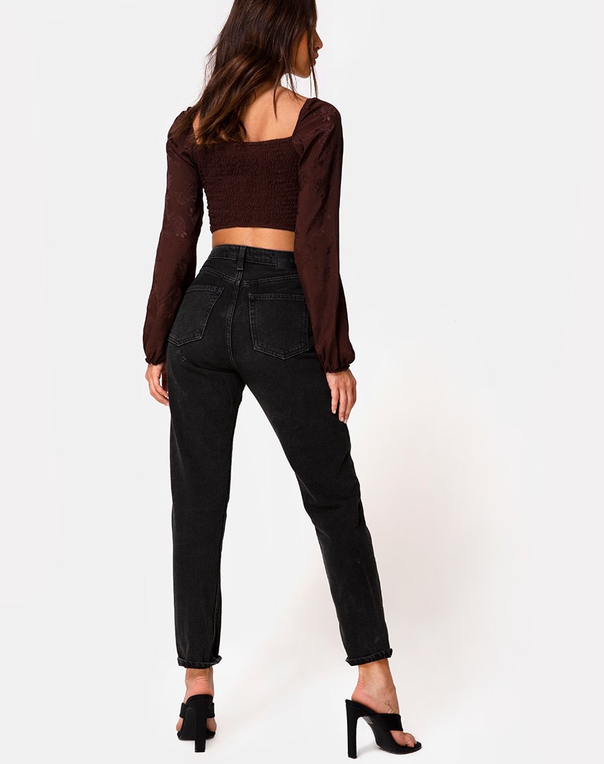 Image von Elina Top in Satin Rose Cocoa