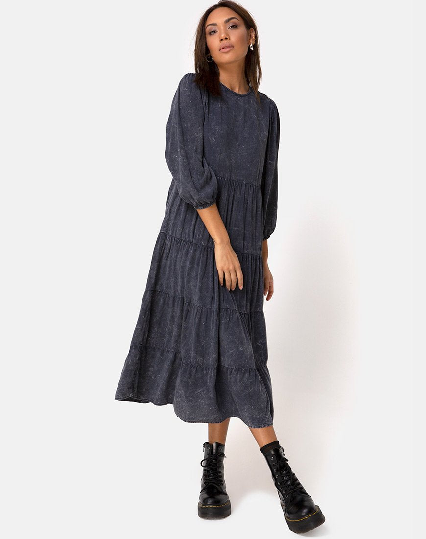 Image of Magnolia Kleid in Wash Out Schwarz