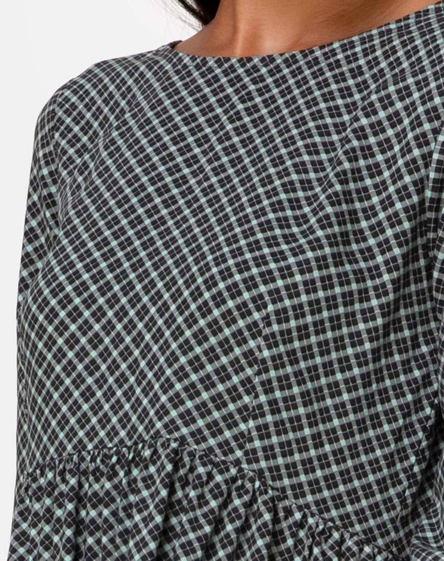 Bild von Ellery Maxikleid in Check it Out Grün