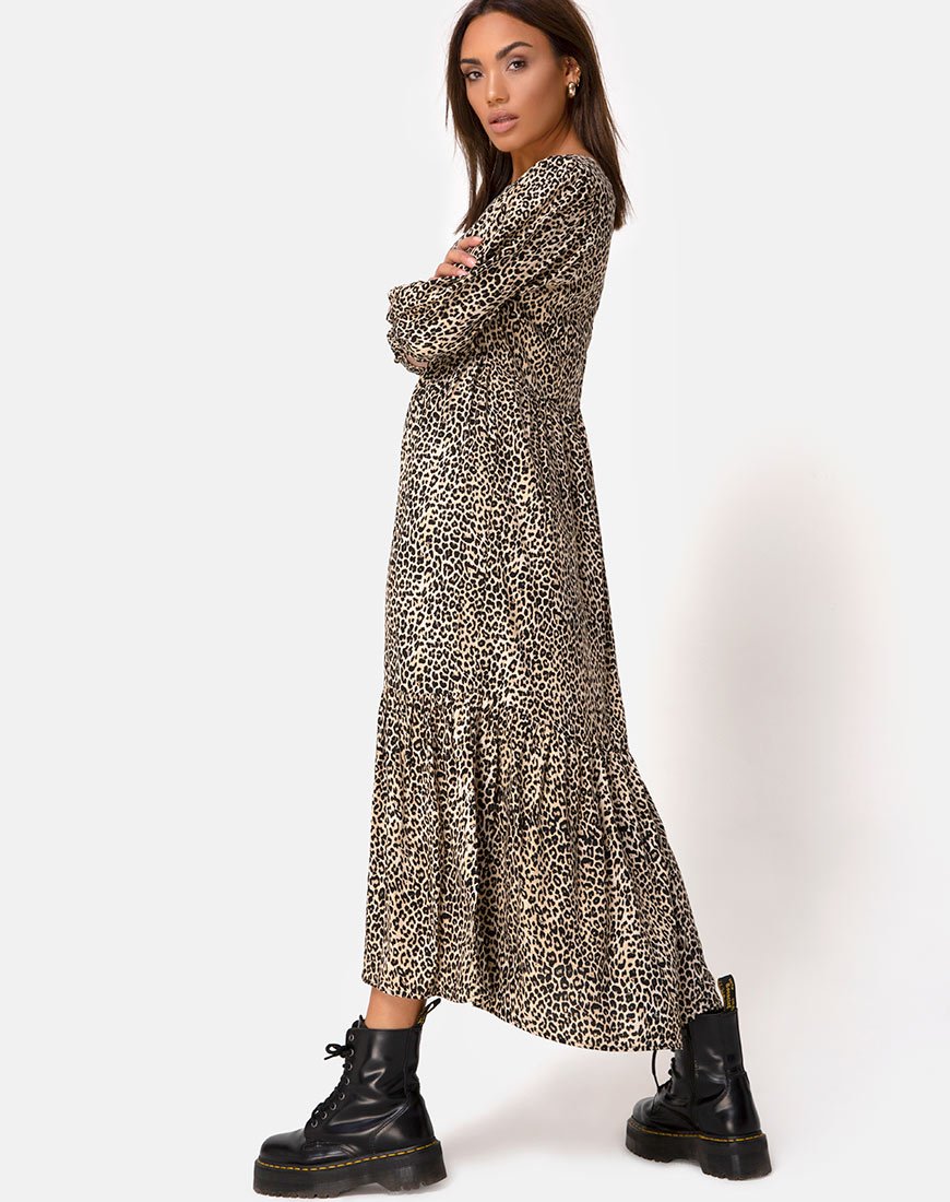 Bild von Ellery Kleid in Rar Leopard Braun