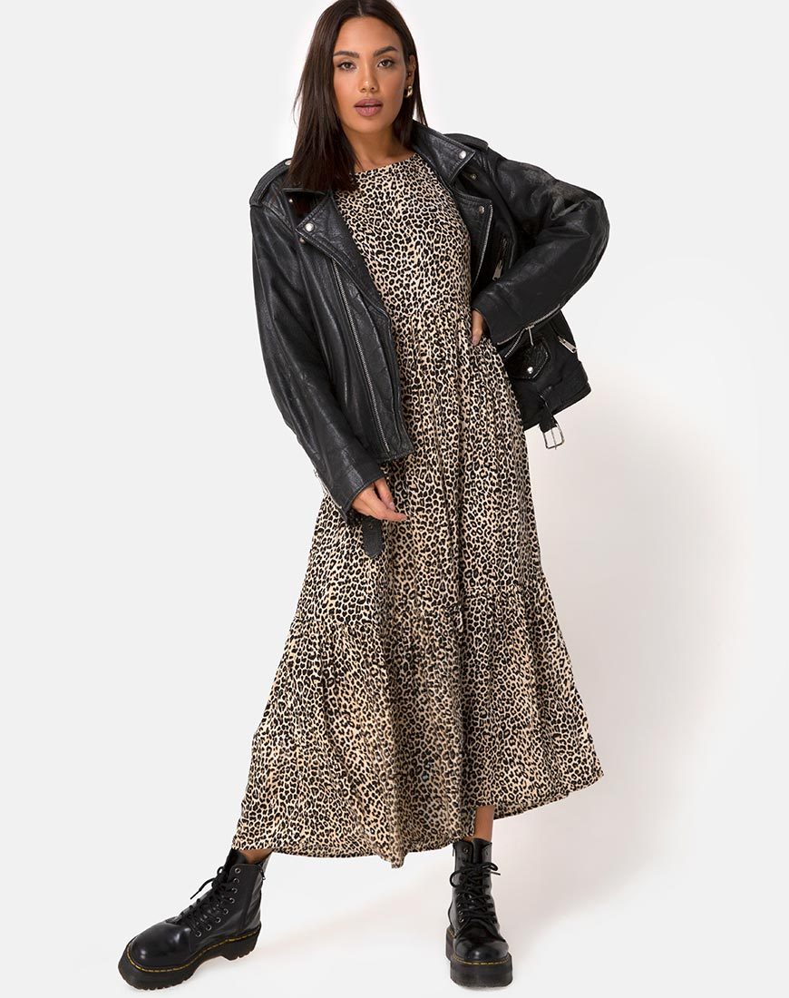 Bild von Ellery Kleid in Rar Leopard Braun