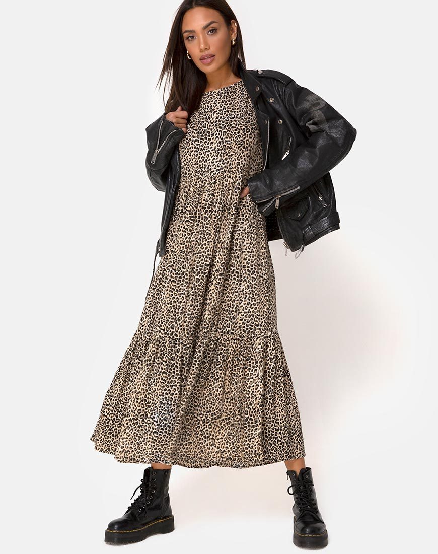 Bild von Ellery Kleid in Rar Leopard Braun